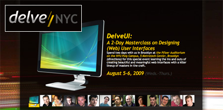 Delve/NYC homepage screenshot