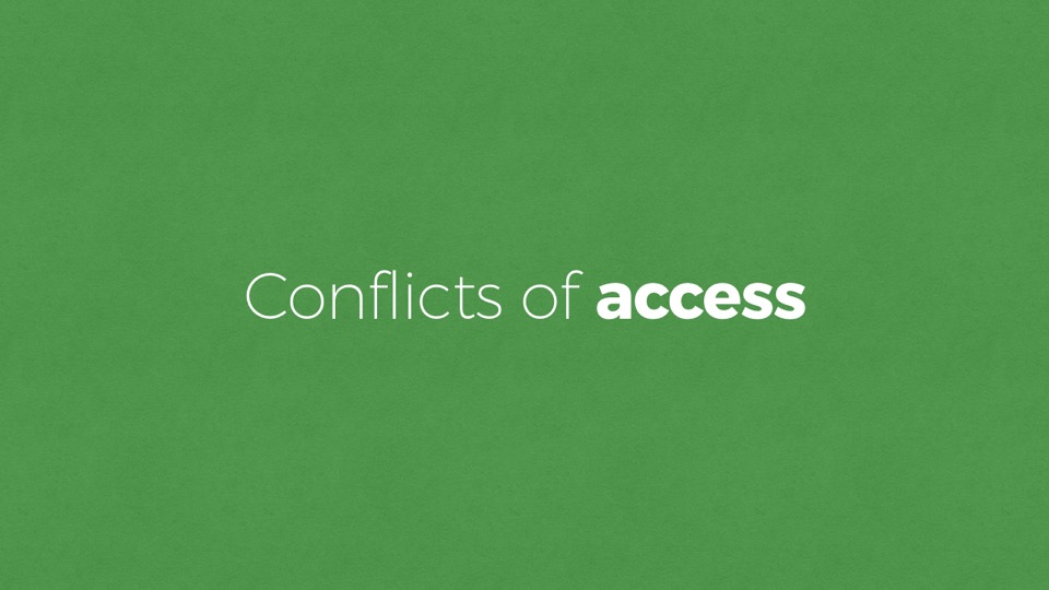 Conflicts of Access