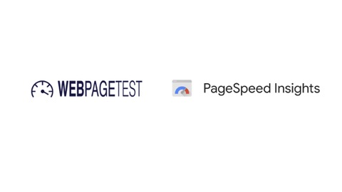 logos for Webpagetest and Pagespeed insights